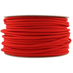 kabel czerwony dekoracyjny do lamp 2x0,75mm2-36747