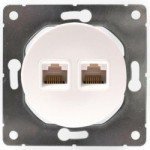 Gniazdo RJ45 / RJ11 PREMIUMLINE Gniazdo RJ45 / RJ11 PREMIUMLINE