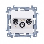 Gniazdo antenowe R/TV/DATA Simon10 Gniazdo antenowe R/TV/DATA Simon10