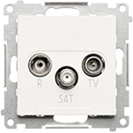 Gniazdo R-TV-SAT końcowe / zakończeniowe Simon 55 Gniazdo R-TV-SAT końcowe / zakończeniowe Simon 55