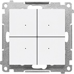 Łącznik przycisk 4-krotny elektroniczny Simon 55 Łącznik przycisk 4-krotny elektroniczny Simon 55