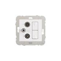 Efapel gniazdo multim. RTV/SAT 2 x RJ45 BASE Efapel gniazdo multim. RTV/SAT 2 x RJ45 BASE