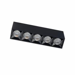 Nowodvorski oprawa natynkowa MIDI LED LED x 5 Aluminium lakierowane Czarny 220-230 V MAX: 20W