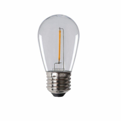 Kanlux żarówka led LED ST45 0,5W E27-WW ciepła biała, 2700K, 50lm, filament, dydykowana do girland, odporna na stłuczenia