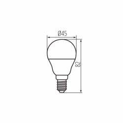 Kanlux żarówka led BILO 6,5W E14 NW 4000K neutralna biała kulka 26766