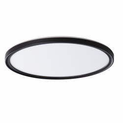 Kanlux AZPO LED 22W-NW-O-B Plafoniera  LED 4000K neutralna biała czarny okrągła tworzywo sztuczne sufitowa wewnętrzna i zewnętrzna 22W 220-240 AC IP54