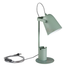 Kanlux lampa biurkowa RAIBO E27 GN zielona, organizer z uchwytem na lelefon lub okulary