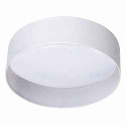 Kanlux plafon RIFA LED 17,5W WW W/W ciepła biała, 3000K, 1450lm, biała
