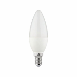 Kanlux żarówka led IQ-LED C35E14 3,4W CW 6500K zimna biała świeca świeczka mleczne szkło 470lm 36684