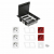 KONTAKT SIMON FLOOR BOX puszka podłogowa 3x gniazdo pojedyncze z/u + 2x gniazdo DATA + 1x gniazdo RJ45 kat. 6 do podłóg technicznych ( podniesionych )