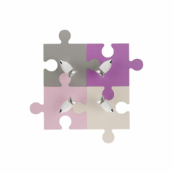 Nowodvorski oprawa przysufitowa PUZZLE GU10 x 4 Sklejka Tworzywo sztuczne PA Multikolor ~220-230 V MAX: 4x15W