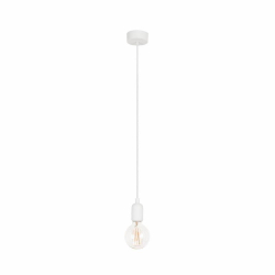 Nowodvorski lampa wisząca SILICONE E27 x 1 Silikon Stal lakierowana Biały ~220-230 V MAX: 1x60W