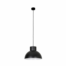 Nowodvorski lampa wisząca WORKS E27 x 1 Stal lakierowana Czarny ~220-230 V MAX: 1x60W