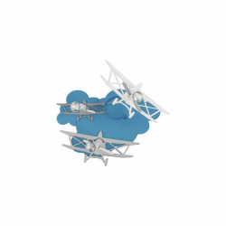 Nowodvorski oprawa przysufitowa PLANE GU10 x 3 Sklejka Peszel Multikolor ~220-230 V MAX: 3x35W