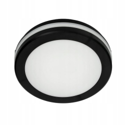 Plafon oprawa LED NAIROS 18W CCT czarny 230V 3000K 4000K 6500K okrągła IP65