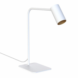 Nowodvorski oprawa biurkowa MONO GU10 x1 Stal lakierowana Tworzywo sztuczne ABS Biały 220-230 V MAX: 10W only LED