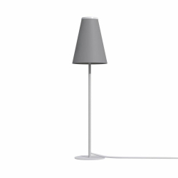 Nowodvorski oprawa stołowa TRIFLE G9 x 1 Tkanina Aluminium lakierowane Szary 220-230 V MAX: 10W only LED