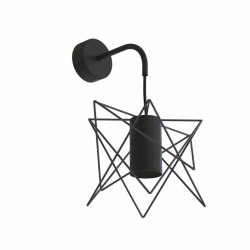 Nowodvorski kinkiet GSTAR BLACK GU10 x 1 Stal lakierowana Czarny 220-230 V MAX: 1 x 10W only LED