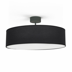 Nowodvorski oprawa przysufitowa VIOLET E27 x 3 Tkanina Tworzywo sztuczne Czarny 220-230 V MAX: 25W only LED