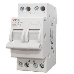 VCX Przełącznik zasilania sieć-agregat 1-0-2 2P 63A SF263