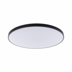 Nowodvorski plafon AGNES ROUND LED LED x 1 Stal lakierowana Tworzywo sztuczne PMMA Czarny ~220-230 V MAX: 32W