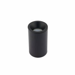 Nowodvorski oprawa natynkowa ALPHA GU10 x 1 Aluminium Szkło Czarny ~220-230 V MAX: 1x15W