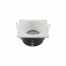 Nowodvorski oprawa wpuszczana DELTA GU10 x 1 Aluminium lakierowane Szkło Biały ~220-230 V MAX: 1x15W