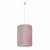 Nowodvorski lampa wisząca BARREL L E27 x 1 Aksamit Stal lakierowana Różowy ~220-230 V MAX: 1x60W