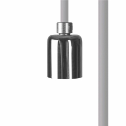 Nowodvorski Cameleon CAMELEON CABLE GU10 2,5 M GU10 x 1 Tworzywo sztuczne Stal chromowana Biały ~250 V MAX: 1x10W only LED