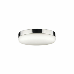 Nowodvorski plafon KASAI SENSOR E27 x 2 Szkło Stal chromowana Biały ~220-230 V MAX: 2x40W