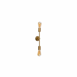 Nowodvorski kinkiet regulowany STICKS E27 x 2 Stal lakierowana Złoty ~220-230 V MAX: 2x60W