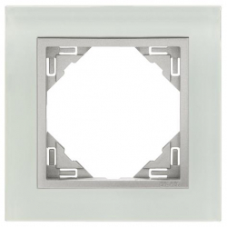 EFAPEL LOGUS 90 Ramka pojedyncza szkło / aluminium