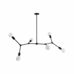 Nowodvorski oprawa przysufitowa TWIG E27 x 6 Stal lakierowana Czarny ~220-230 V MAX: 6x60W
