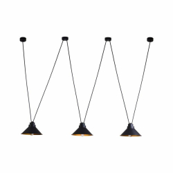 Nowodvorski lampa wisząca PERM E27 x 3 Stal lakierowana Czarny ~220-230 V MAX: 3x60W
