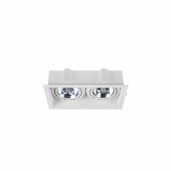 Nowodvorski oprawa wpuszczana MOD GU10 ES111 x 2 Stal lakierowana Biały ~220-230 V MAX: 2x75W