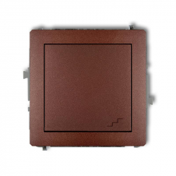 Karlik DECO łącznik schodowy brązowy metalik PODTYNKOWY bez ramki IP20 10AX 250V 9DWP-3