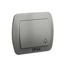 KONTAKT-SIMON Akord Przycisk dzwonek hermetyczny IP44 aluminium AD1B/26