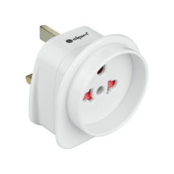 DPM Adapter podróżny angielski UK-Polski EU biały PF01GB-W