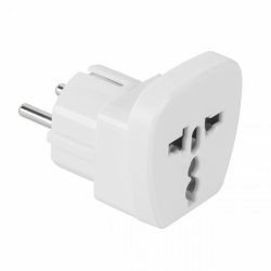 Adapter angielska UK - Polska EU (złącze AC wtyk PL - gn. uniwer. J39-9