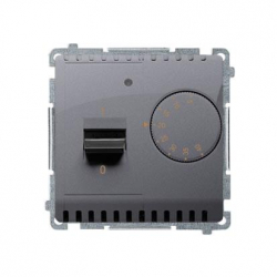KONTAKT-SIMON Basic Regulator temperatur z czujnikiem wew srebrny BMRT10W.02/43
