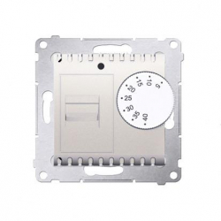 KONTAKT-SIMON Simon54 Regulator temp. 5-40°C IP20 kremowy DRT10W.02/41