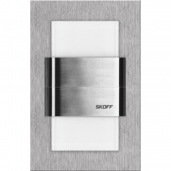 SKOFF KINKIET DUO TANGO – K(sz lif) / W (biały) [obud. INOX]
