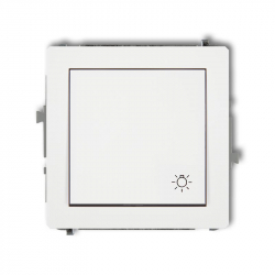 Karlik DECO przycisk zwierny światło biały PODTYNKOWY bez ramki IP20 10AX 250V DWP-5