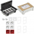 KONTAKT SIMON FLOOR BOX puszka podłogowa 4x gniazdo pojedyncze z/u + 2x DATA + 2x gniazdo RJ45 kat. 6 nieekranowany + kaseta do wylewki