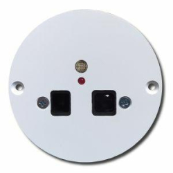 Czujnik ruchu zbliżeniowy FS124 biały 9A 12/24V DC obciążeniowy z funkcją zmierzchu Elegant