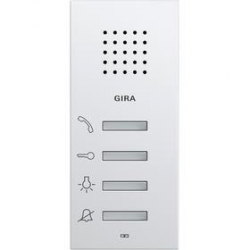 Gira Unifon AP System 55 biały z połyski em natynkowy
