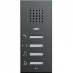 Gira Unifon AP System 55 antracytowy natynkowy