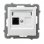 OSPEL AS Gniazdo komputerowe pojedyncze kat. 6 białe GPK-1G/T6AE/m/00