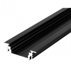 Profil led aluminiowy Groove10 1m anodowany czarny Premiumlux