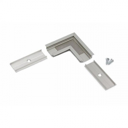 Profil led aluminiowy Groove10 narożnik kątownik srebrny Premiumlux